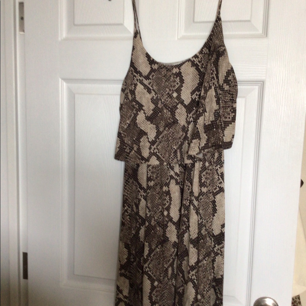 H&M Python Cotton Dress